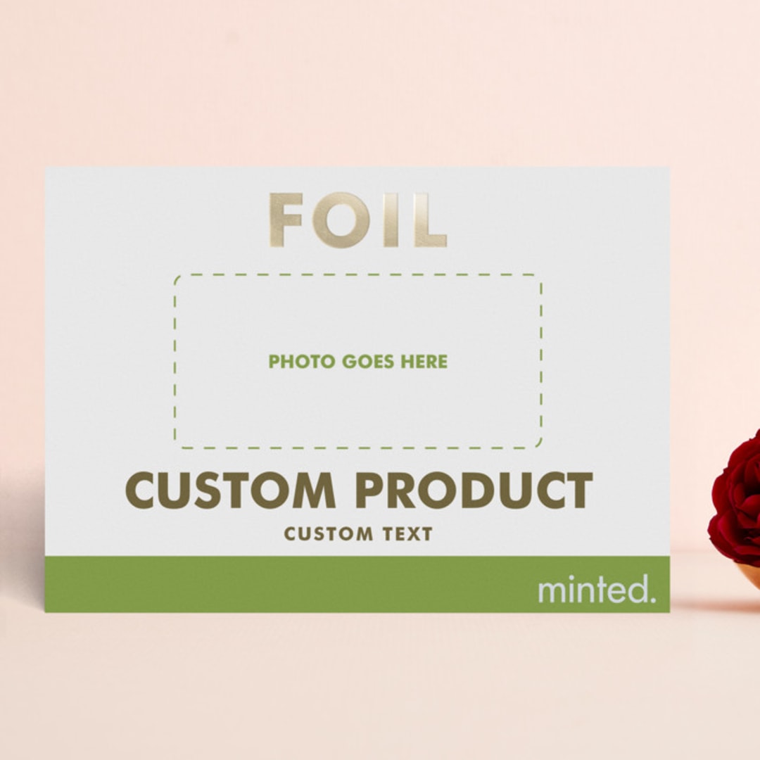 "Landscape Custom" - Bridal Shower Invitations in Golden by Minted - Front