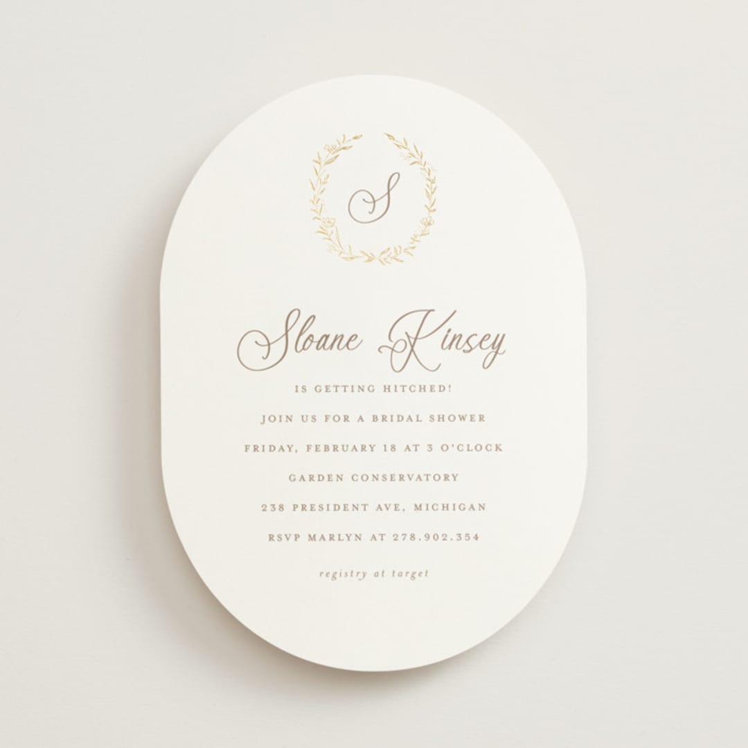 "manouti" - Bridal Shower Invitations in Ice by chocomocacino - Front