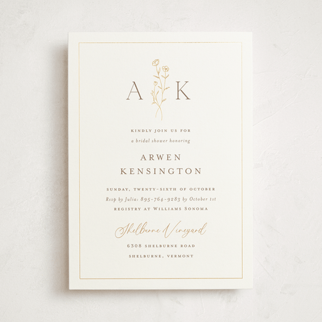 "kouignette" - Bridal Shower Invitations in Chiffon by chocomocacino - Front