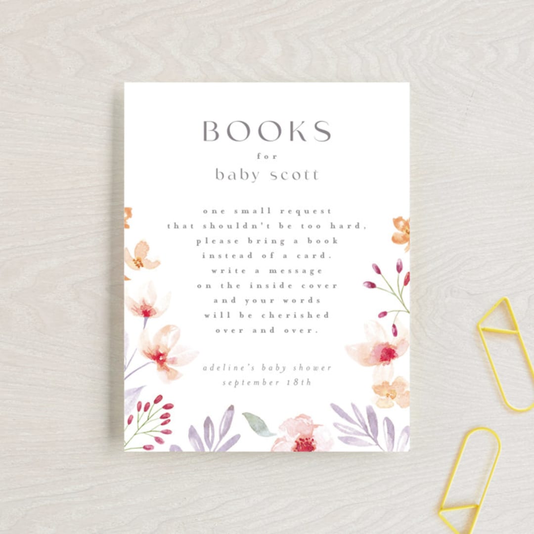 "Summer Day" - Baby Shower Insert Cards in Summer by Anastasia Makarova - Front