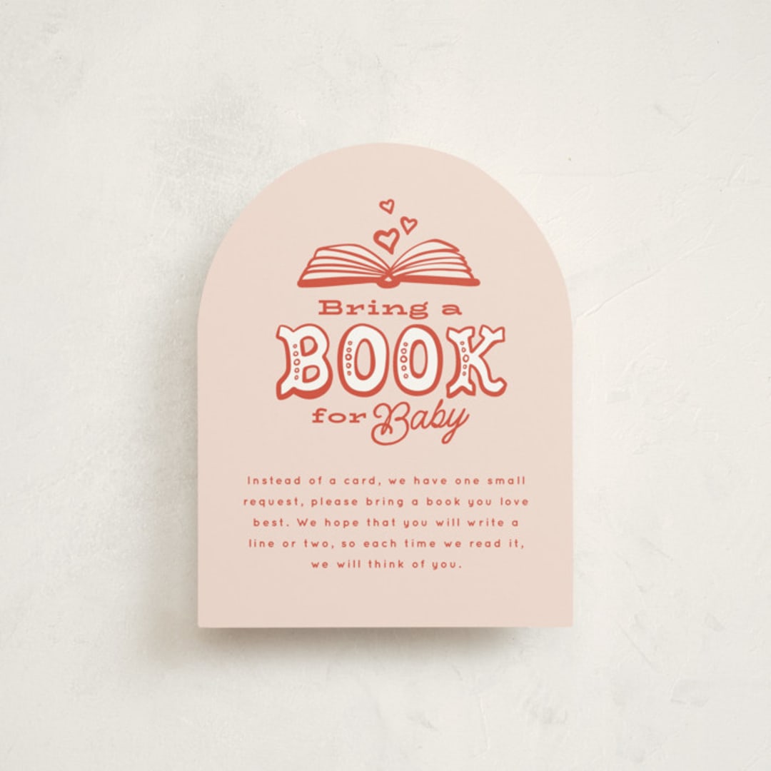 "Cute Country BBQ" - Baby Shower Insert Cards in Cherry Pie by Jessie Steury - Front