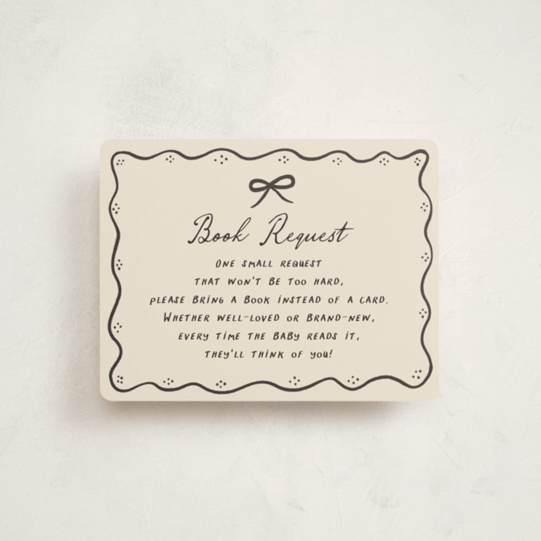 "bungeoppang" - Baby Shower Insert Cards in Bamboo by chocomocacino - Front