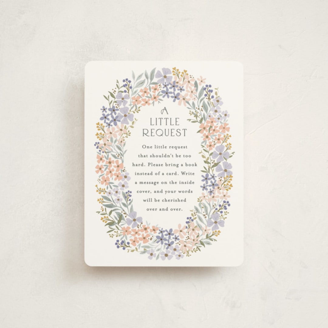 "garden path" - Baby Shower Insert Cards in Meadow by Karidy Walker - Front