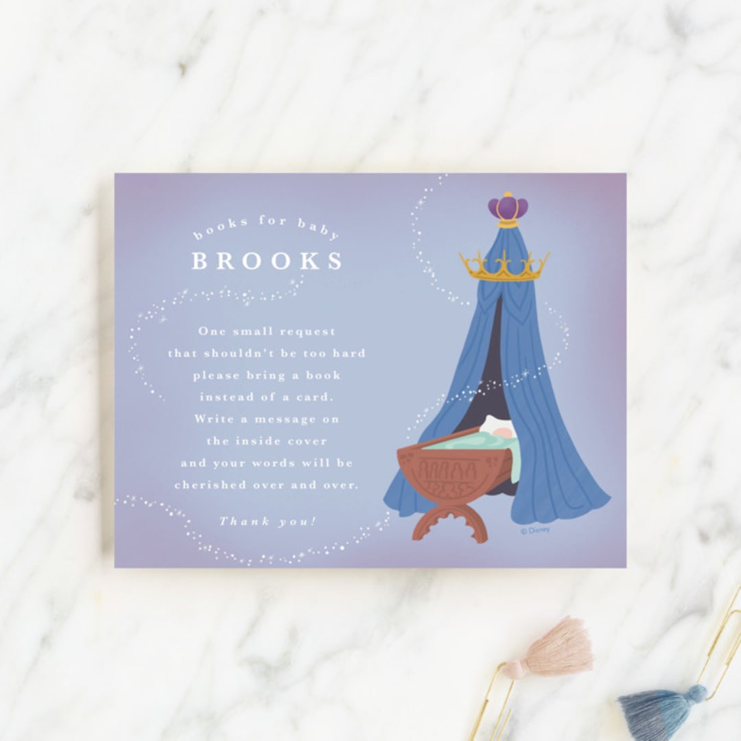 "Disney Fairies Flora, Fauna & Merryweather" - Baby Shower Insert Cards in Magic by Yuliya Evseeva - Front