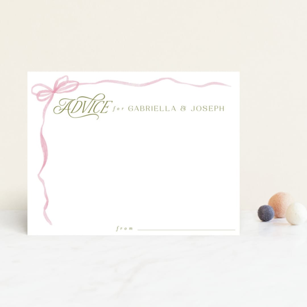 "Swan Princess" - Baby Shower Insert Cards in Ballet Slipper by Jenna Holcomb - Front