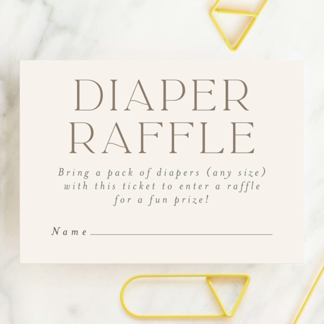 "Woodland" - Baby Shower Mini Insert Cards in Greige by Itsy Belle Studio - Front