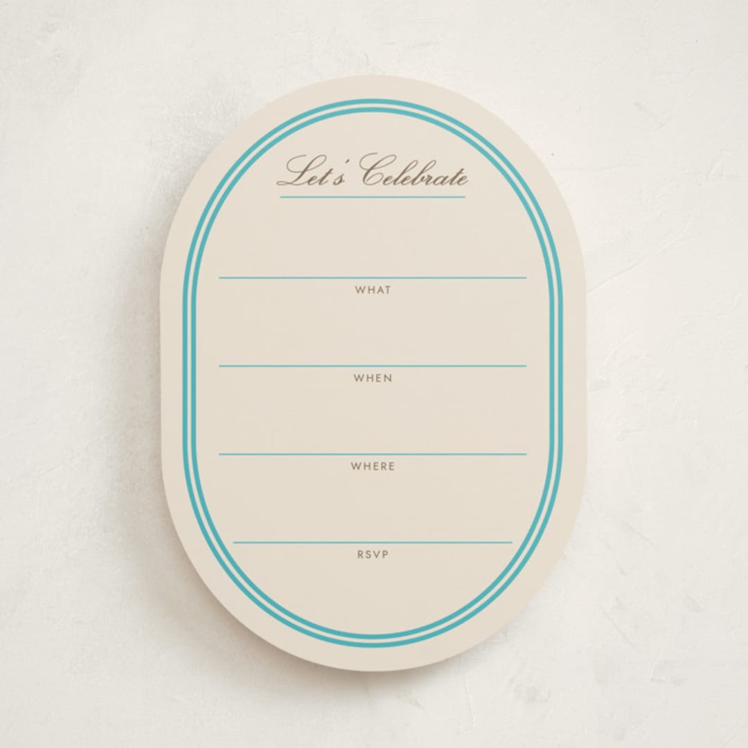 "Bocce" - Fill-in Invitations in Costa by Megan Davis - Front