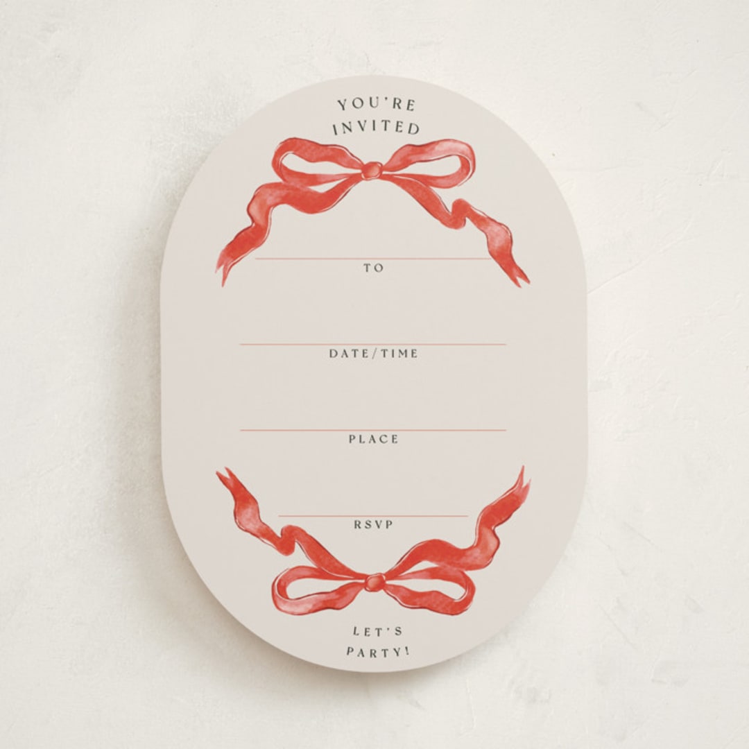 "Gibson" - Fill-in Invitations in Candy by Pati Cascino - Front