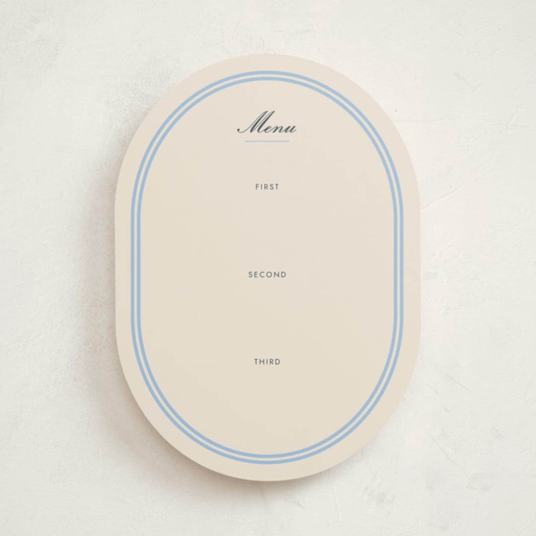 "Bocce" - Fill-in Menus in Lake by Megan Davis - Front
