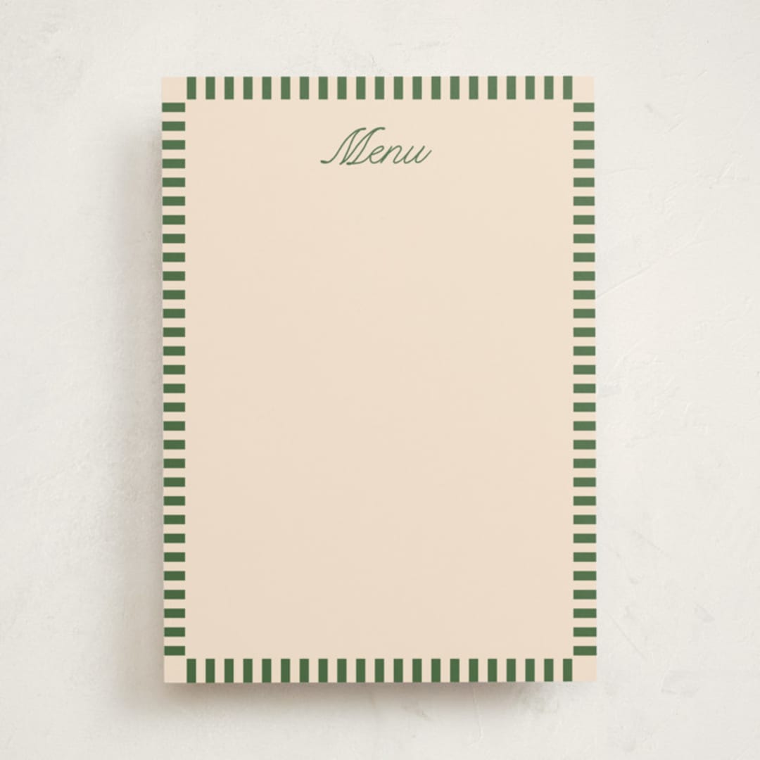 "Veracruz" - Fill-in Menus in Forest by Owl and Toad - Front