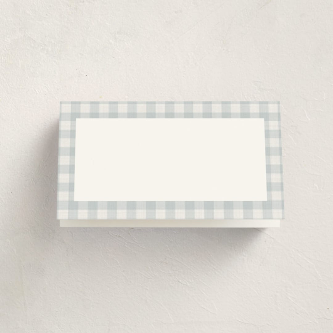 "Charming" - Fill-in Place Cards in Sky by Lea Delaveris - Blank Front