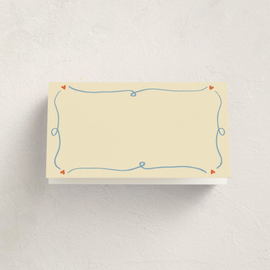 "Cin cin" - Fill-in Place Cards in Verona by Stephanie Heinrich Godbout - Blank Front