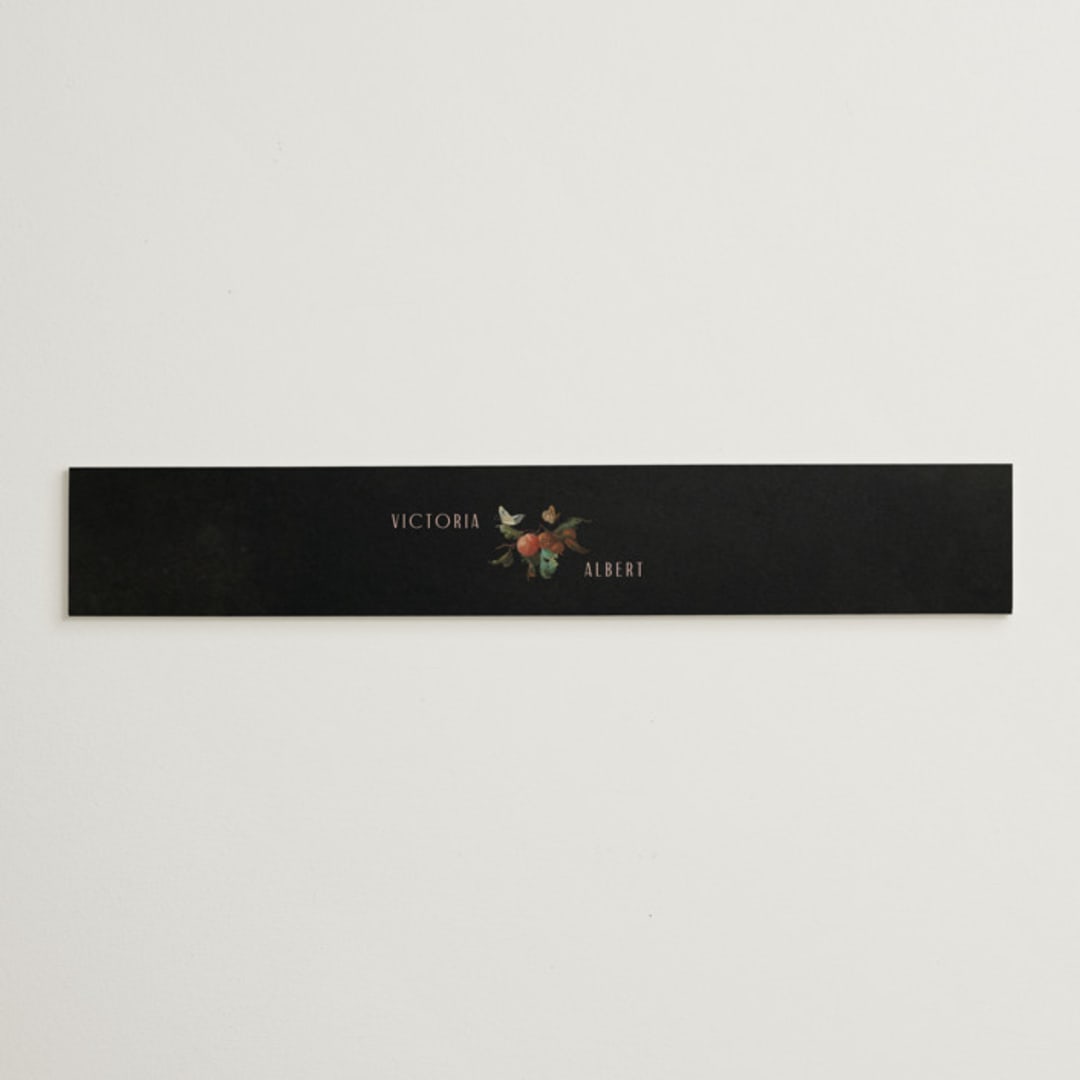 "Museum" - Belly Bands in Burgundy by Nazia Hyder - Assembled with Invitation