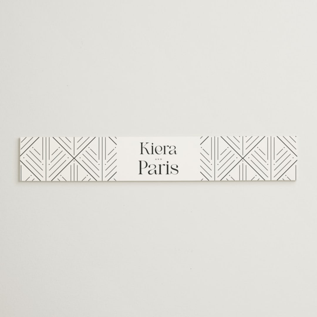 "Embellished Note" - Belly Bands in Tuxedo by tuldok - Assembled with Invitation