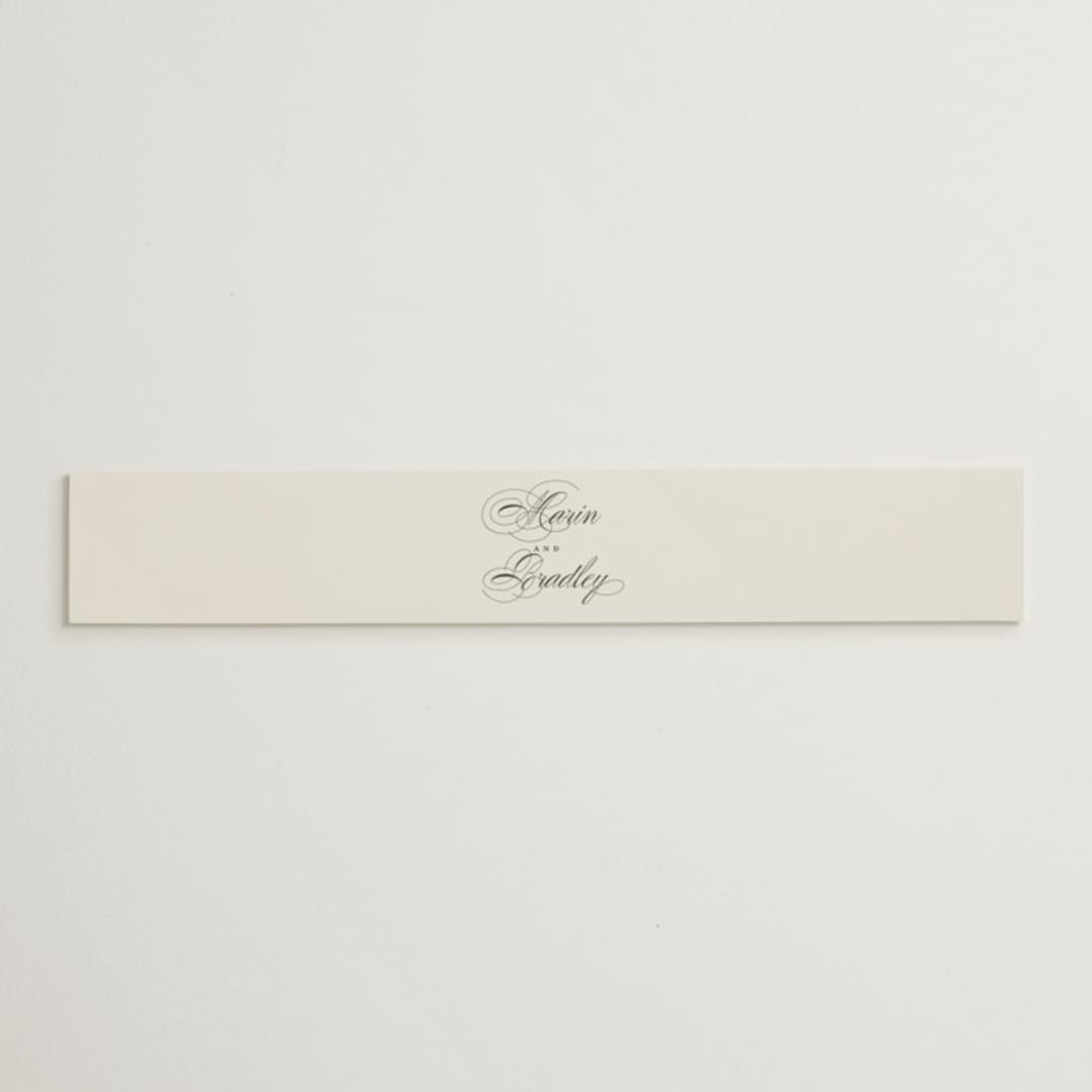 "Tandem" - Belly Bands in Buttercream by Jessica Williams - Assembled with Invitation