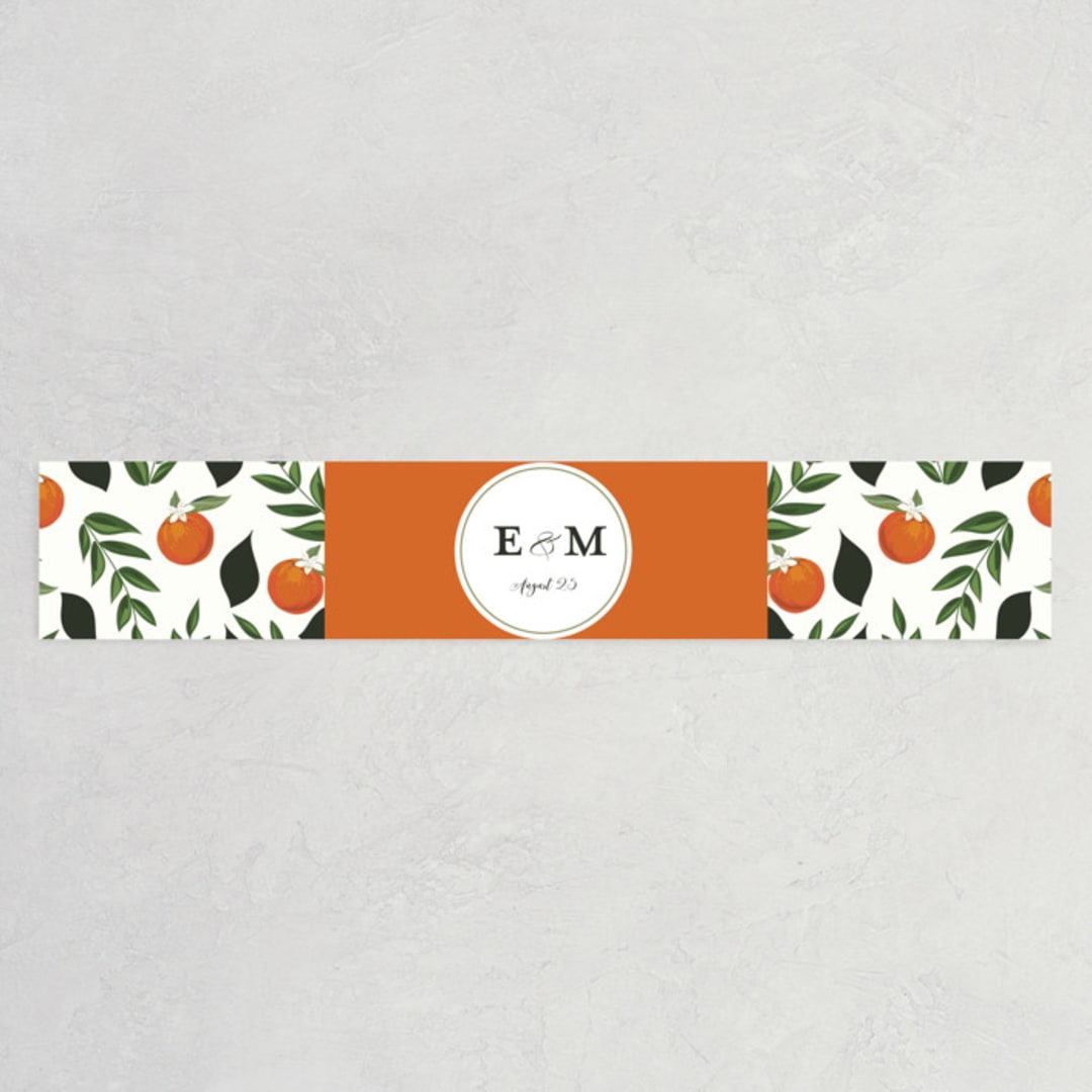 "Orange Blossoms" - Belly Bands in Pearl by Susan Moyal - Assembled with Invitation