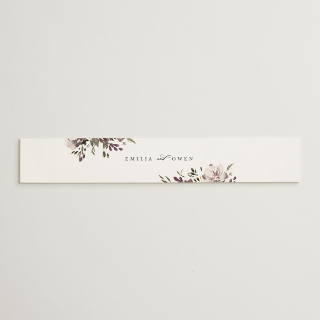 "iliya" - Belly Bands in Bordeaux by Itsy Belle Studio - Assembled with Invitation