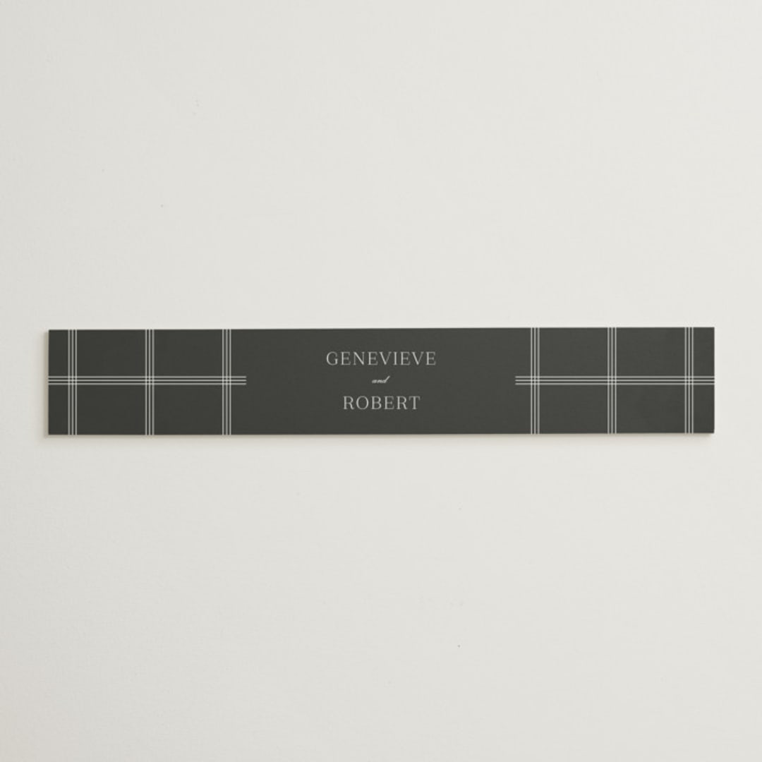 "Upper East" - Belly Bands in Charcoal by Megan Davis - Assembled with Invitation