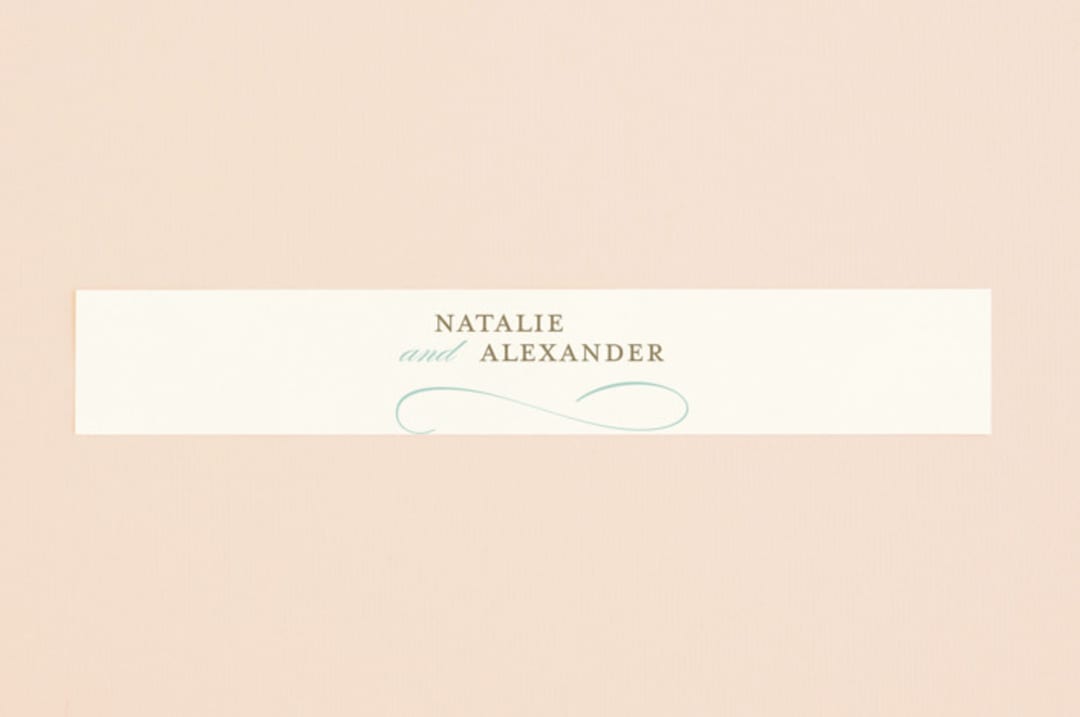 "Winter Flourish" - Belly Bands in Robin's Egg by Annie Clark - Assembled with Invitation