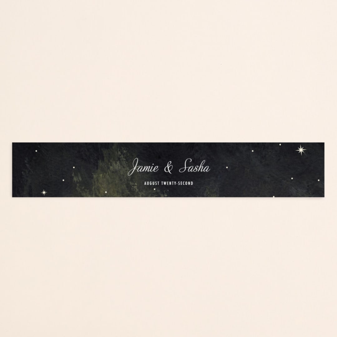 "Starry, Starry Night" - Belly Bands in Shadow by Elly - Assembled with Invitation