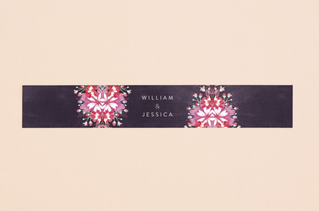 "Enchanting Plum" - Belly Bands in Deep Plum by Phrosné Barwood - Assembled with Invitation