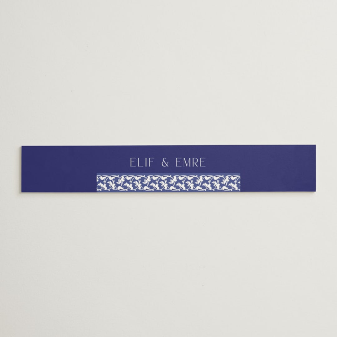 "Topkapi" - Belly Bands in Cobalt by Nazia Hyder - Assembled with Invitation