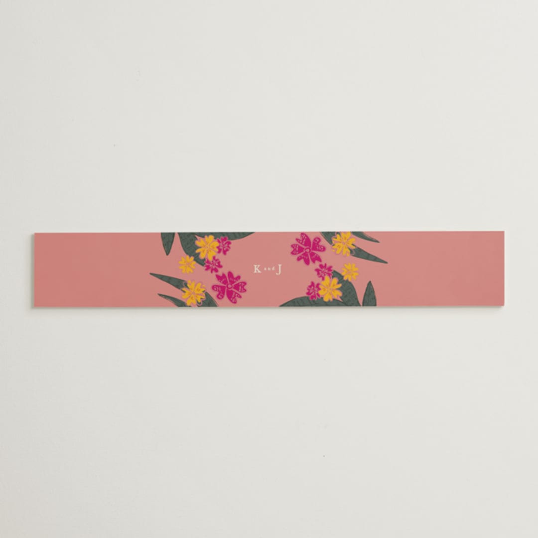 "Phool Bahar" - Belly Bands in Patta by Creo Study - Assembled with Invitation