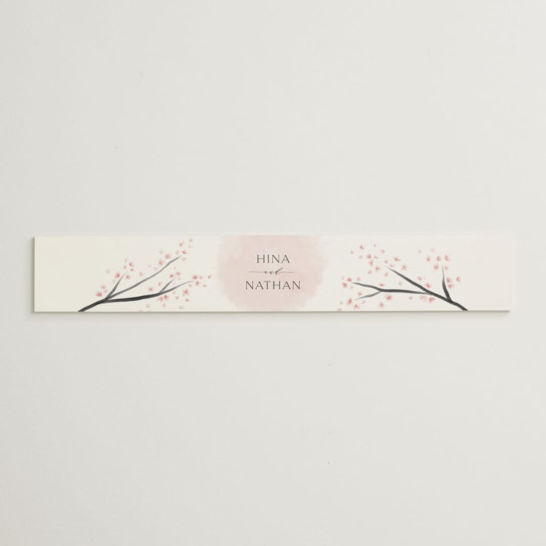 "Cherry Blossoms" - Belly Bands in Cherry Blossom by Stephanie Hawkes - Assembled with Invitation