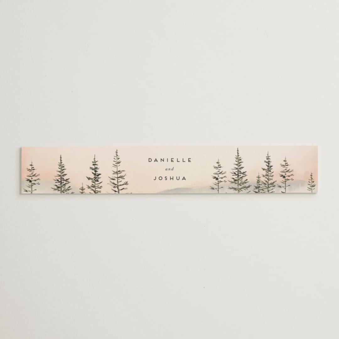 "Every Single Dawn With You" - Belly Bands in Forest by Petra Kern - Assembled with Invitation