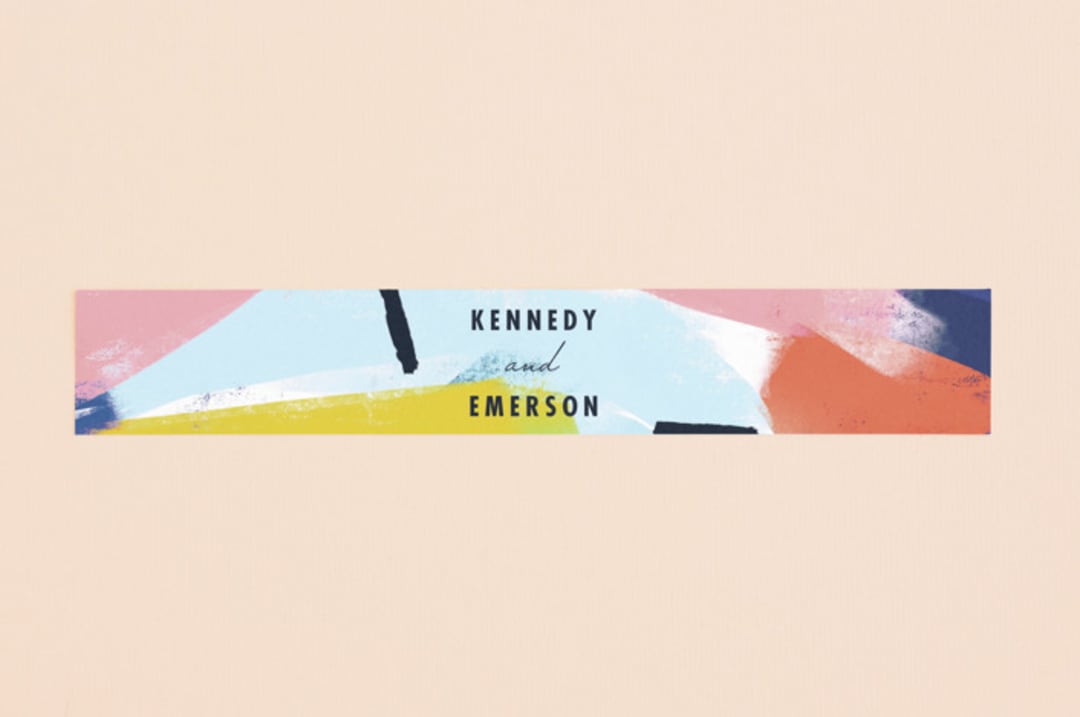 "Happy Day" - Belly Bands in Carnival by Angela Marzuki - Assembled with Invitation