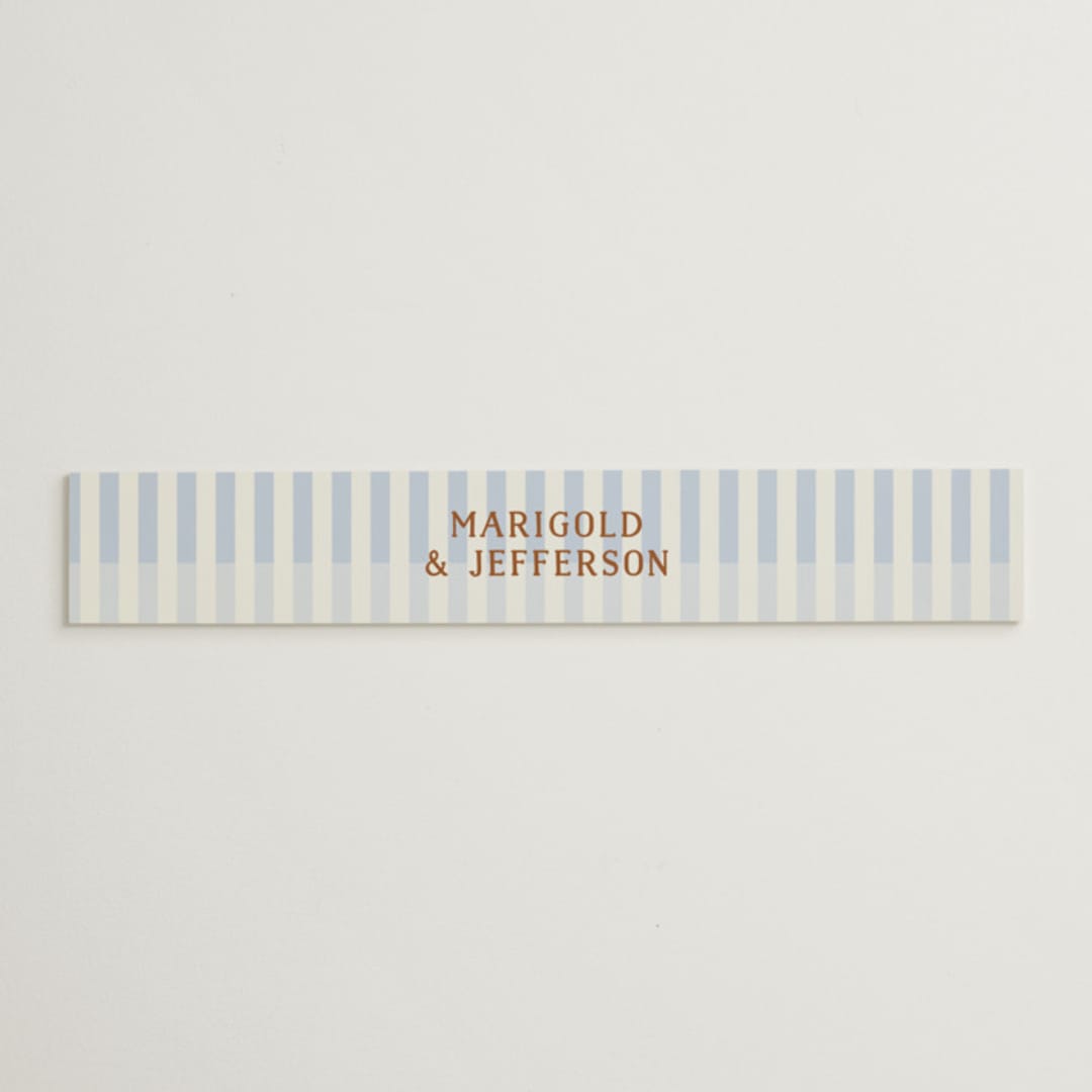 "Stripes" - Belly Bands in Wave by Kelly Watkins - Assembled with Invitation