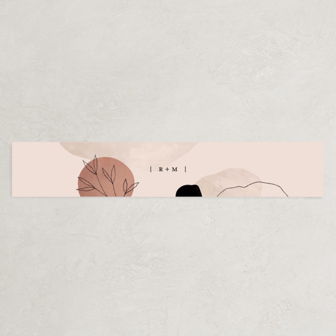 "Eternity Script" - Belly Bands in Blush by Michelle Taylor - Assembled with Invitation