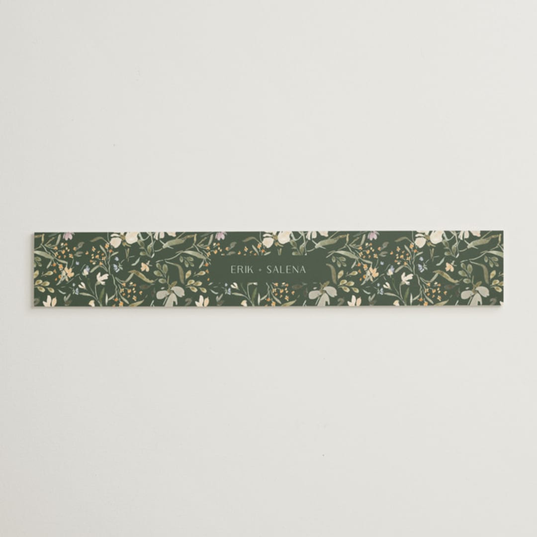 "Aster" - Belly Bands in Garden by Itsy Belle Studio - Assembled with Invitation