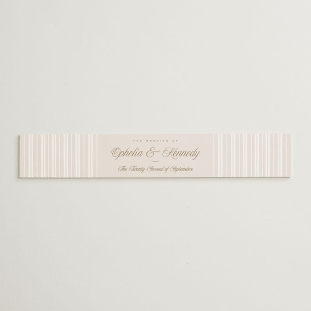 "Felicity" - Belly Bands in Pearl by Leah Bisch - Assembled with Invitation