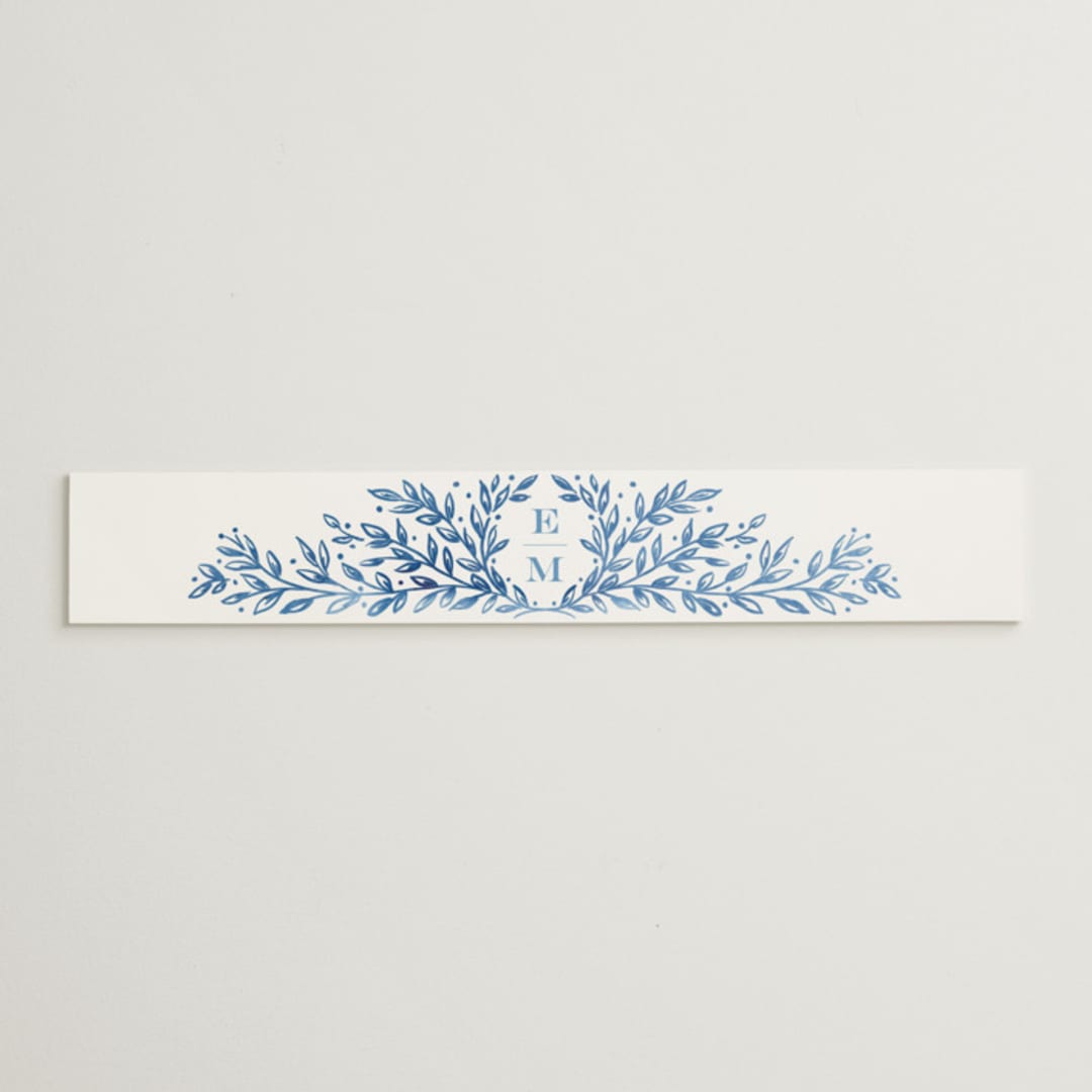"Royal" - Belly Bands in Cobalt by Petra Kern - Assembled with Invitation