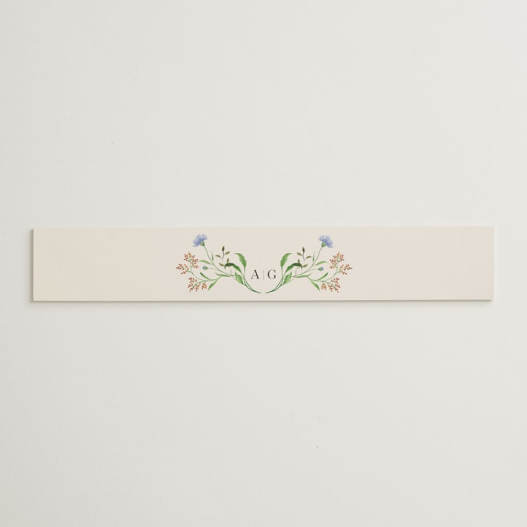 "Wild meadow" - Belly Bands in Elder Flower by Sarah Knight - Assembled with Invitation