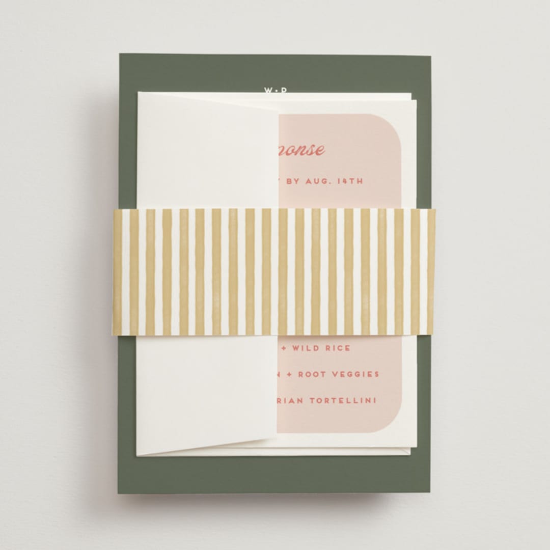 "Penumbra" - Belly Bands in Garden by Snow and Ivy - Front