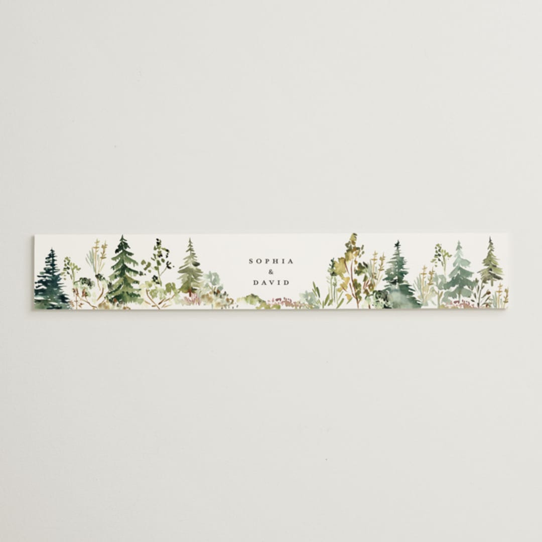 "Great Outdoors" - Belly Bands in Forest by Petra Kern - Assembled with Invitation