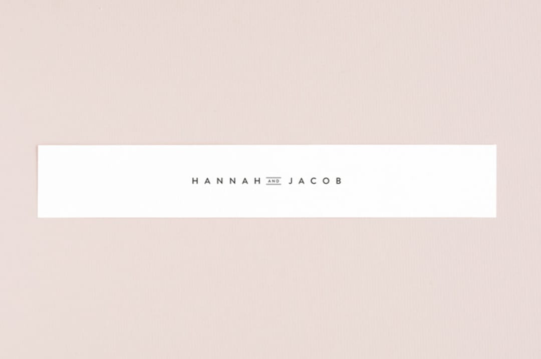 "Elegantly Framed" - Belly Bands in Blanc by Stacey Meacham - Assembled with Invitation