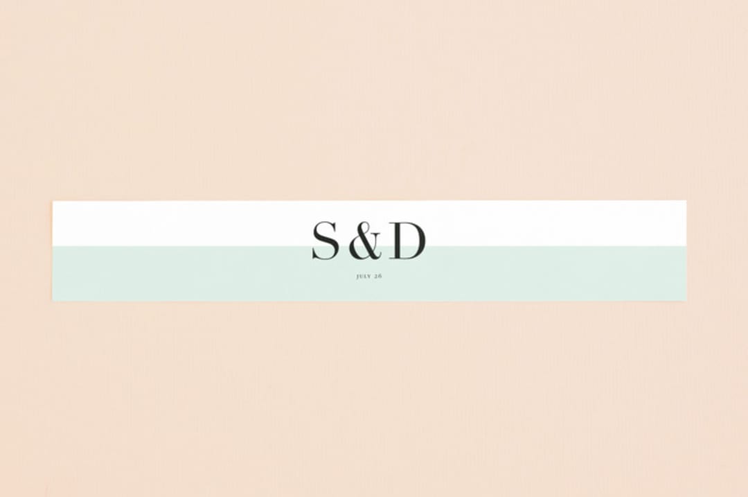 "So Fresh" - Belly Bands in Mint by Stacey Meacham - Assembled with Invitation