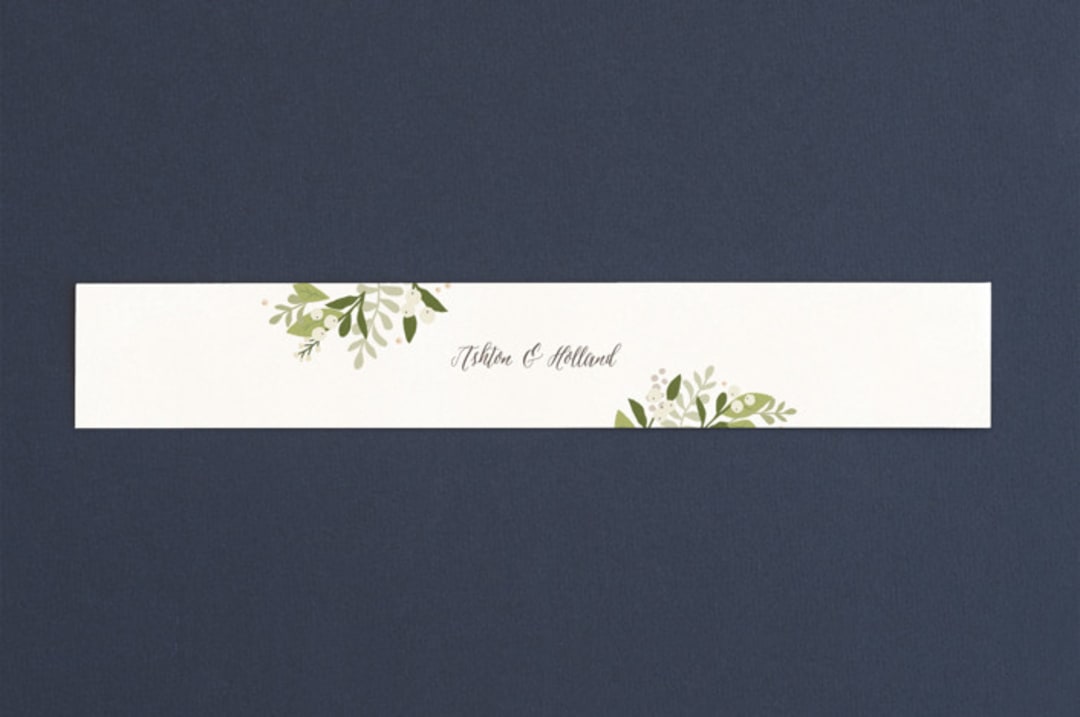 "Ribbonly" - Belly Bands in Blush by Jennifer Wick - Assembled with Invitation