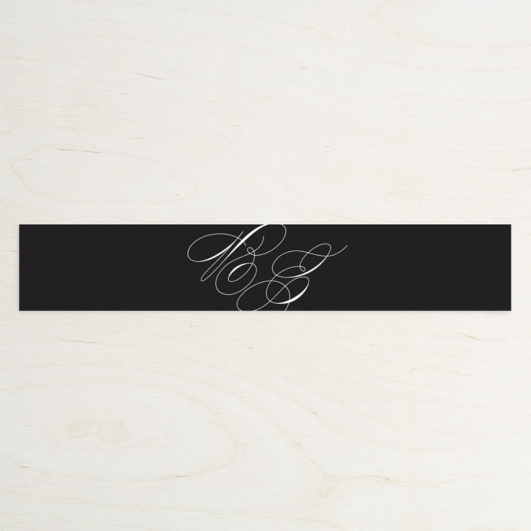 "Downtown" - Belly Bands in Onyx by Lauren Chism - Assembled with Invitation