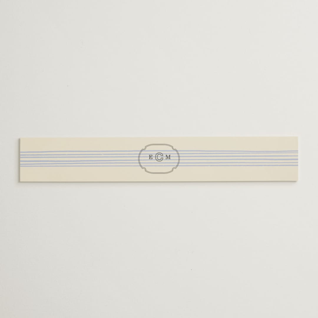 "Sealed" - Belly Bands in Daisy by Baumbirdy - Assembled with Invitation