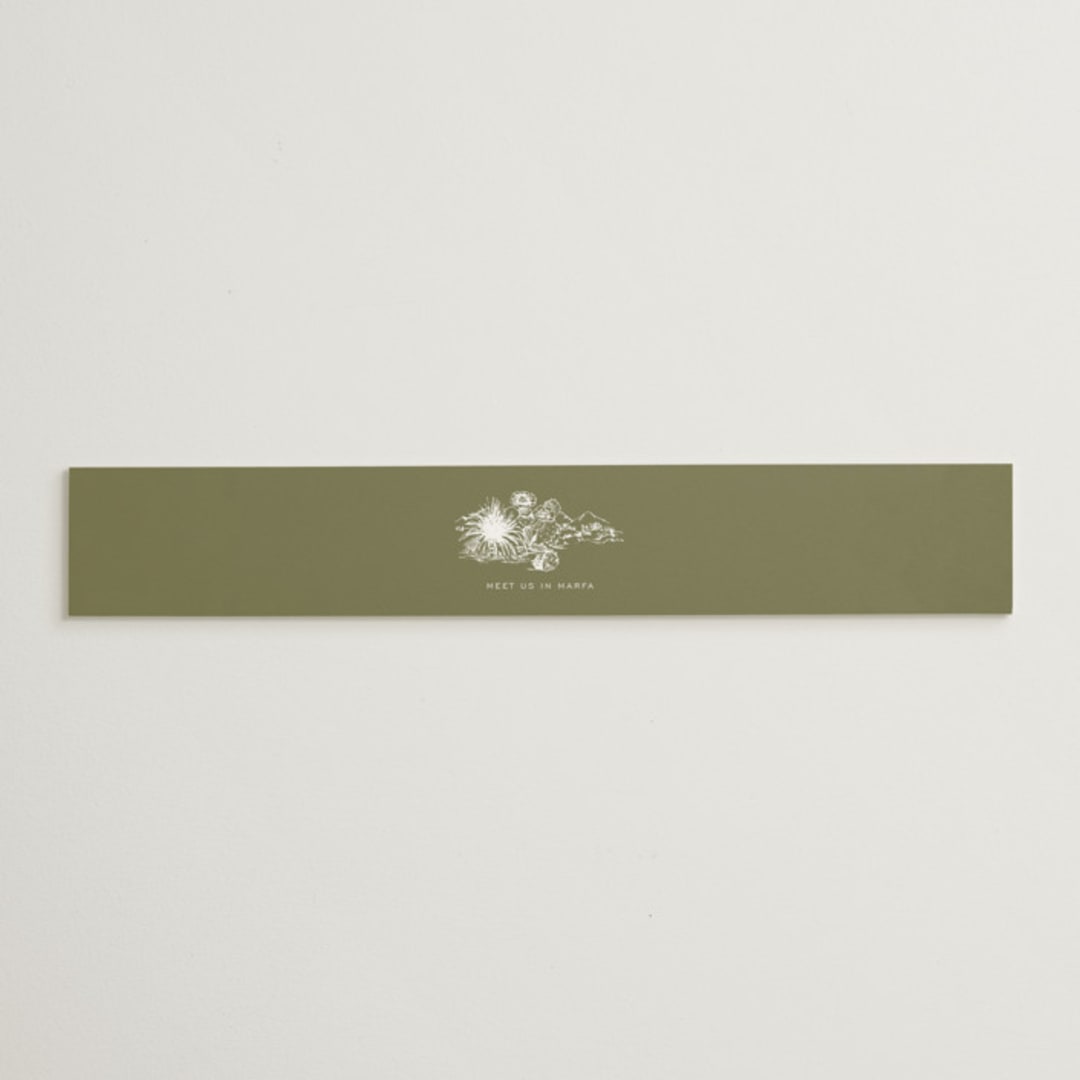 "Rancho" - Belly Bands in Verde by Megan Davis - Assembled with Invitation