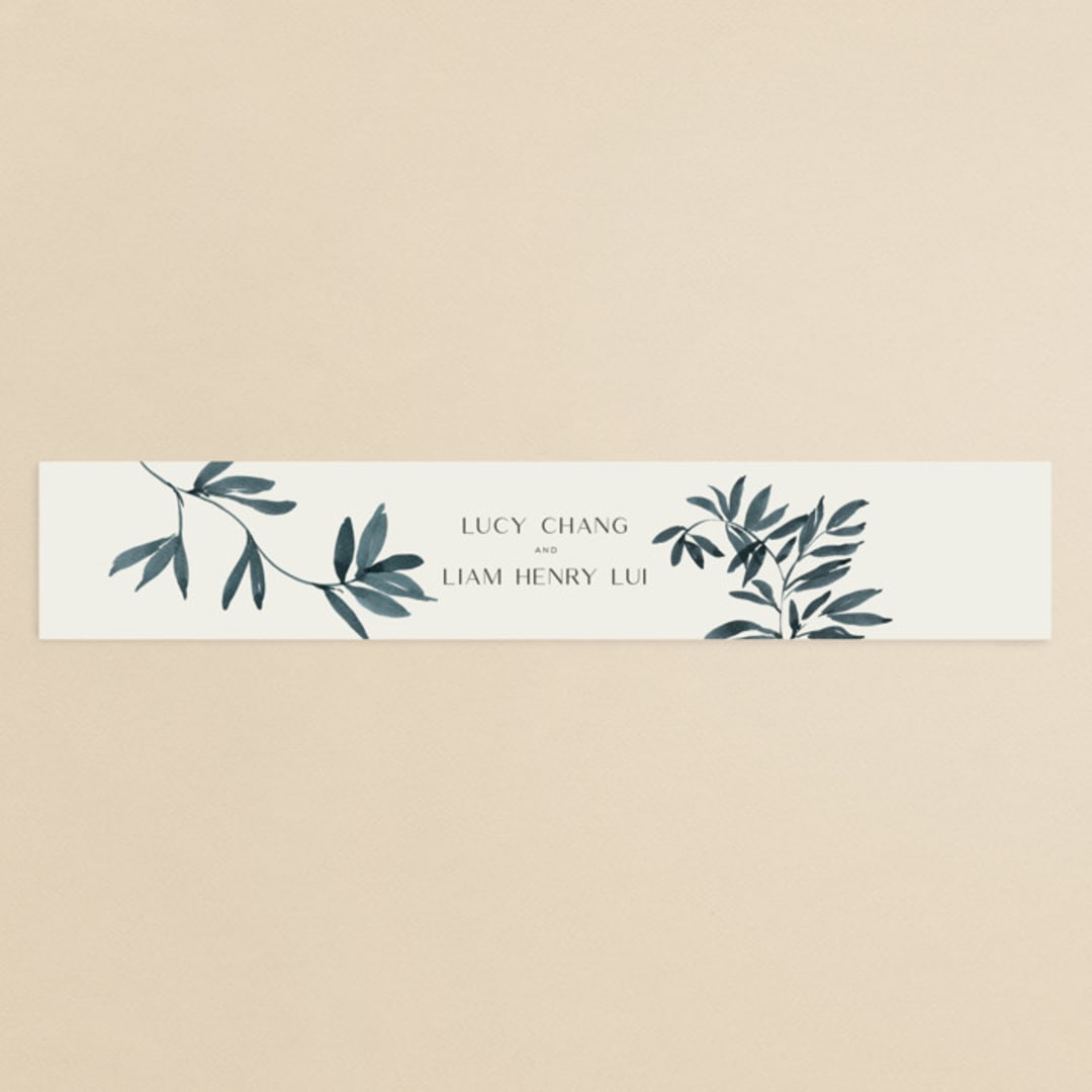 "Adore You" - Belly Bands in Great Lakes by Design Lotus - Assembled with Invitation