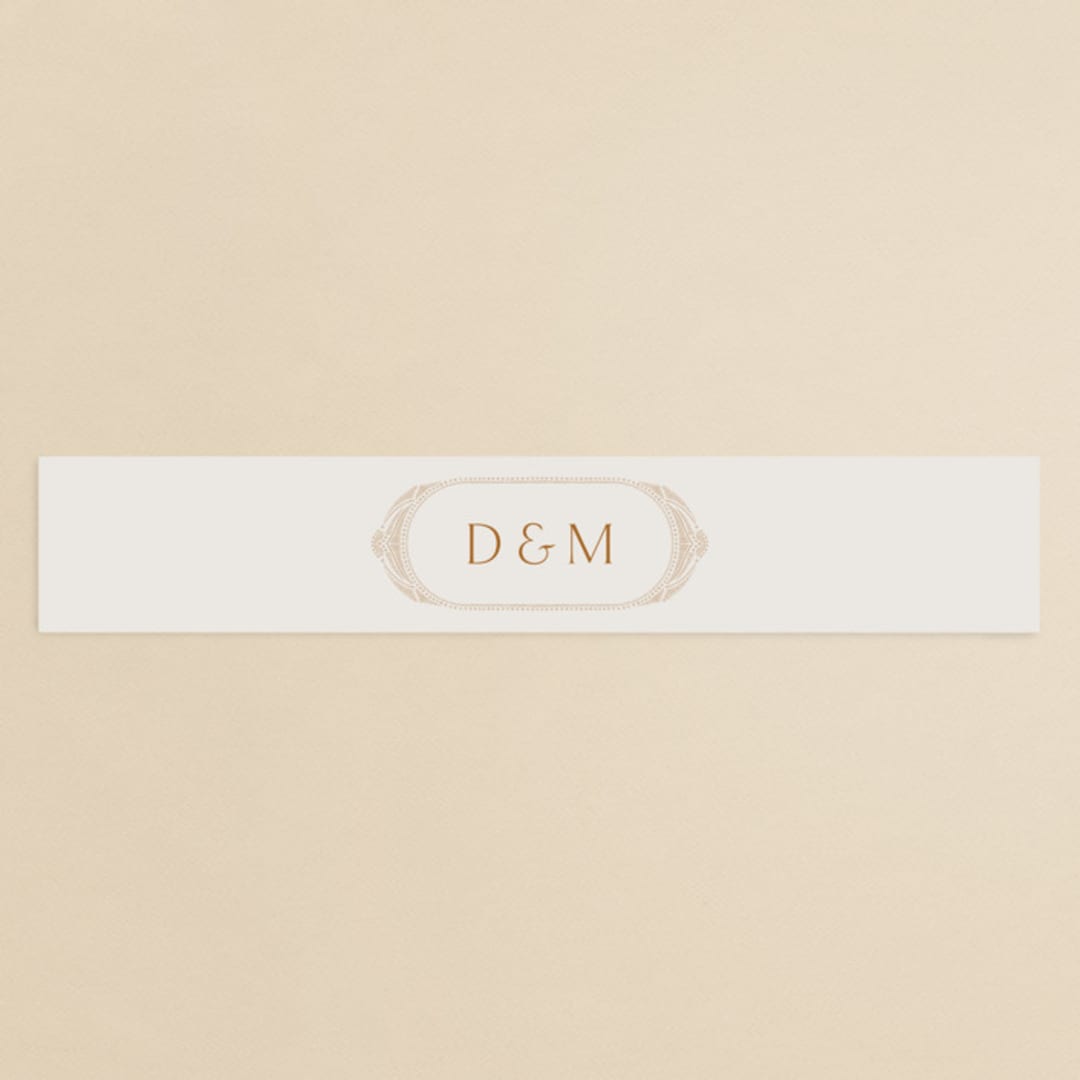 "Timeless" - Belly Bands in Terracotta by Jen Owens - Assembled with Invitation