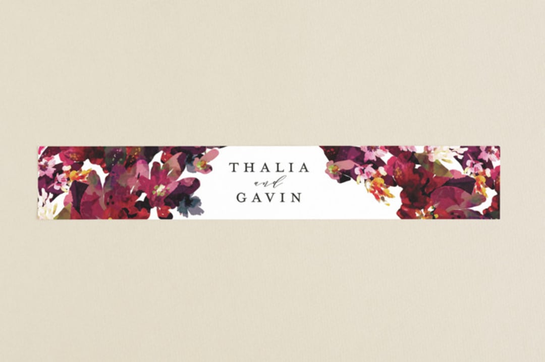 "Tidal Blooms" - Belly Bands in Holly by Grace Kreinbrink - Assembled with Invitation