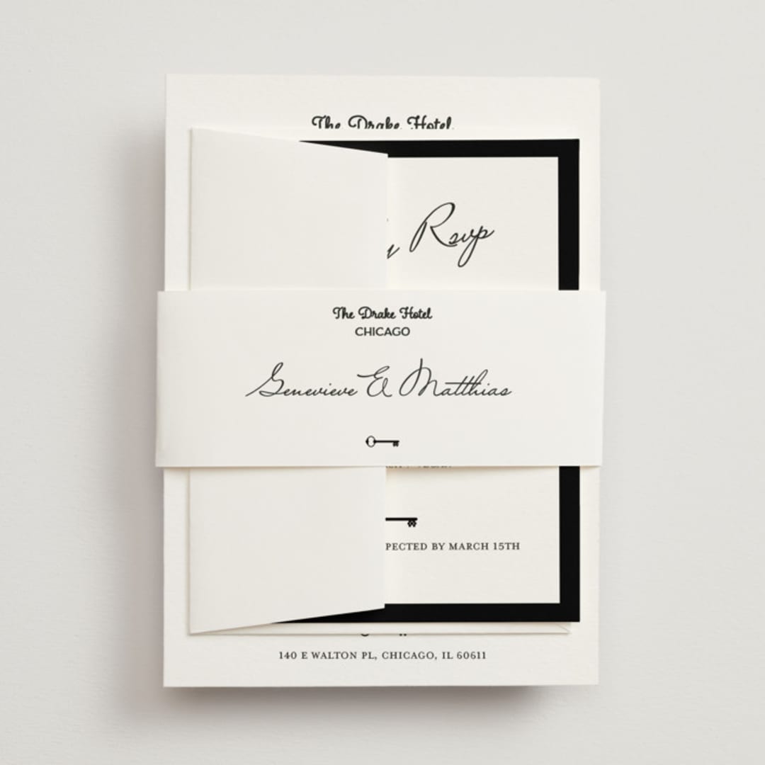 "Hotel" - Belly Bands in Ivory by Studio Suku - Front