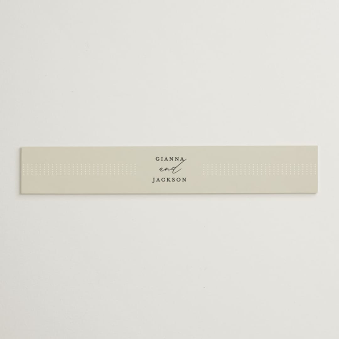 "Love and Faith" - Belly Bands in Vanilla by Louise Kay - Assembled with Invitation