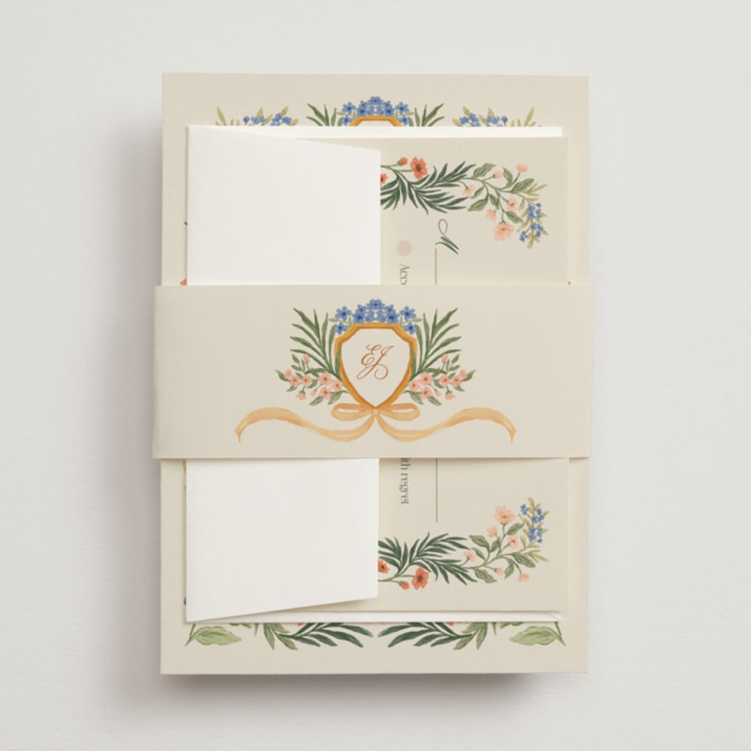 "Garden Heirloom" - Belly Bands in Garden by Elly - Front